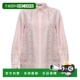 Classic 95pastel Treasure 自营Versace Silk Shirt pink milk