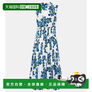 香港直邮EMILIA WICKSTEAD 女士 Rosita crêpe 花朵中长连衣裙