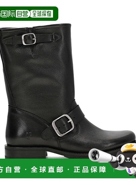 自营Frye Veronica Flex Leather Bootie - black 美国奥莱直发