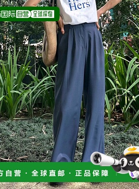 日本直邮KOBE LETTUCE 亚麻质感塔克长裤[M4154] KO5653EW030228