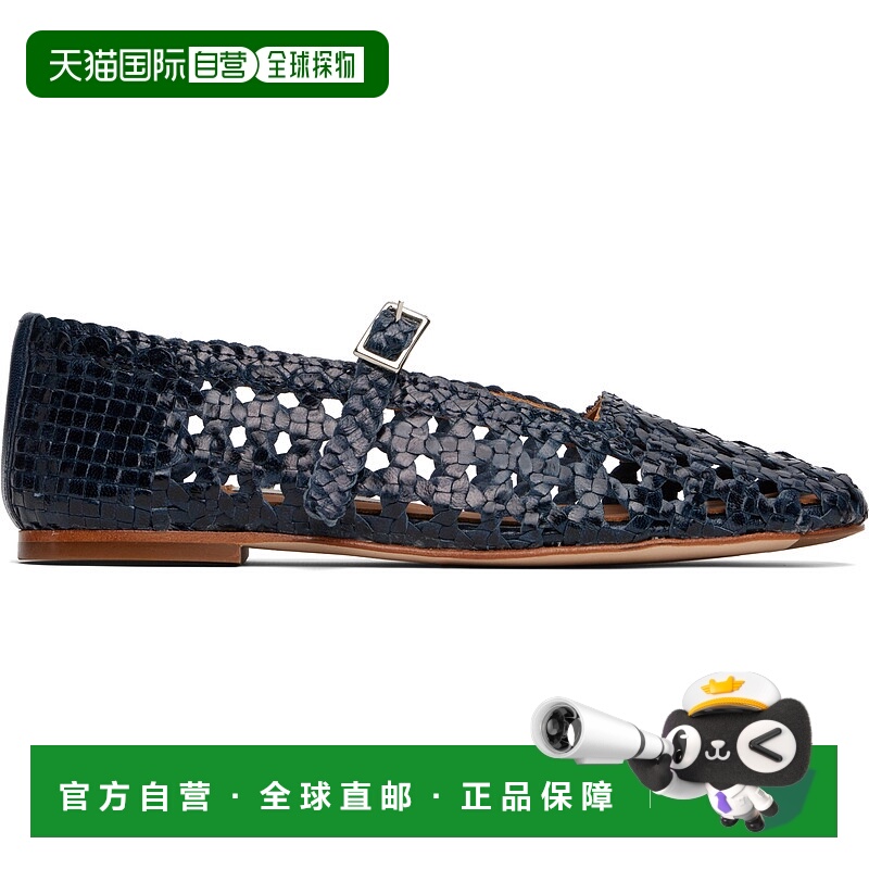 香港直邮潮奢 miista 女士 海军蓝 Yeida 玛丽珍鞋 MI5645