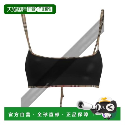 1h可退 香港直邮潮奢 Burberry 巴宝莉 女士 clothing 海滩黑色泳