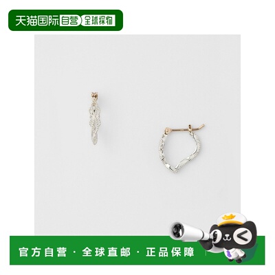 日本直邮日潮 agete 阿卡朵【限定款】银耳环混合色 均码