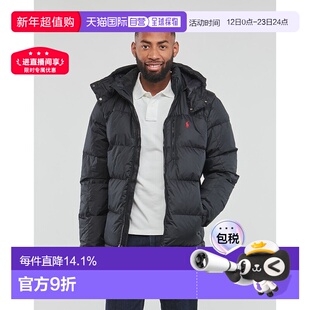 欧洲直邮Polo Ralph Lauren拉夫劳伦 刺绣拉链宽松羽绒服棉服男款