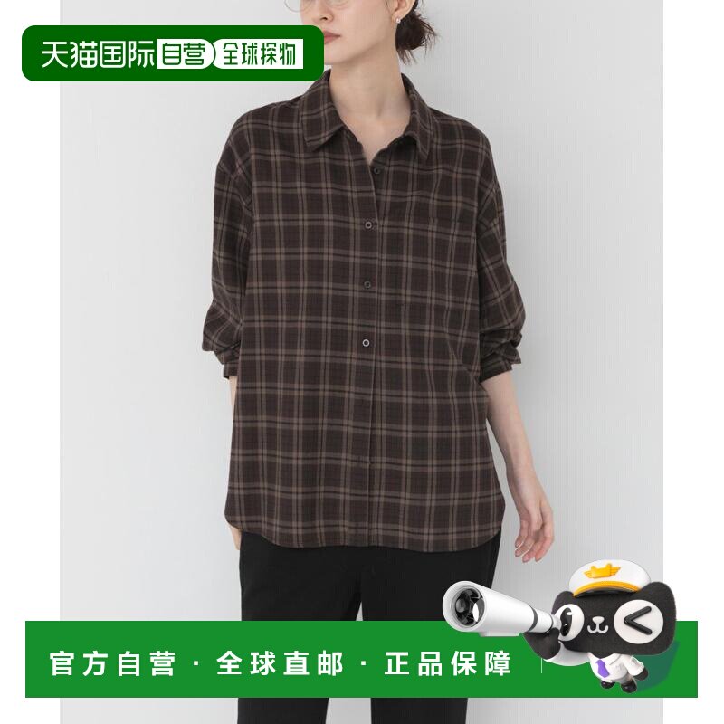 URBAN RESEARCH 女装 起毛格纹双穿衬衫 UR264302032003