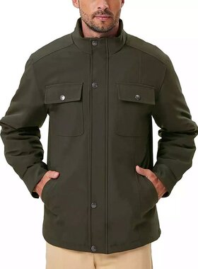 美国直邮Hawke Co 男士工作夹克 时尚舒适 防风防水 经典休闲夹克