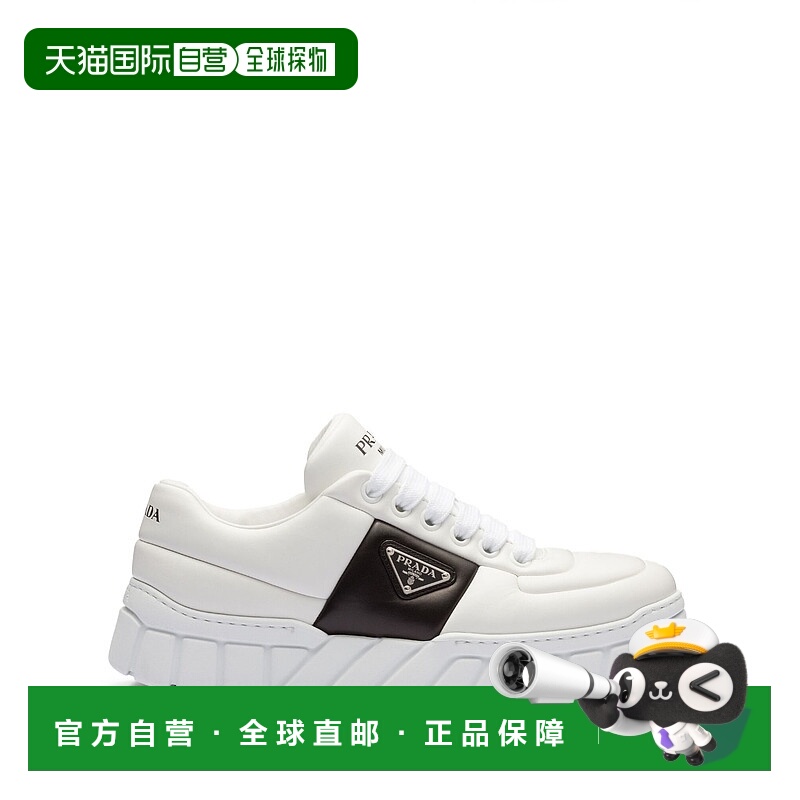 1h可退 香港直邮PRADA 男士休闲鞋 2EE3862DL8F0964 SS2024 白色