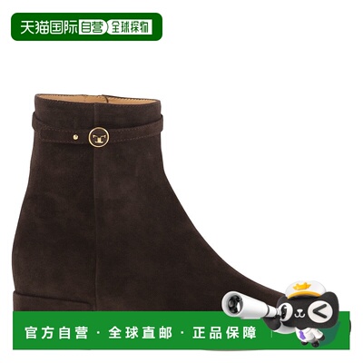 1h可退 香港直邮潮奢 TOD'S 托德斯 女士 Logo Plaque 短靴 XXW33