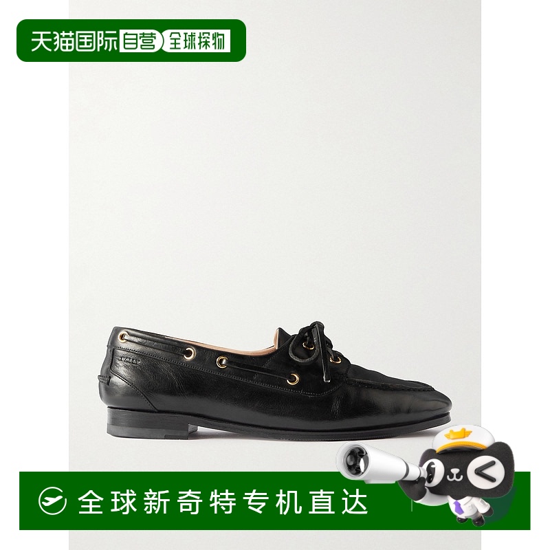 1h可退 香港直邮潮奢 Bally 巴利 女士 黑色 Plume 德比鞋 WF002V