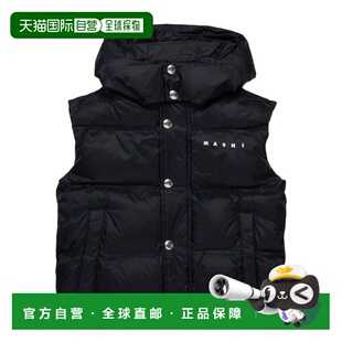 香港直邮MARNI 女童马甲 M01539M00LY0M900 AW2025 黑色 Sleevele