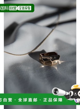 1h可退 日本直邮官方授权 ESIÓ 金色波浪形质感时尚戒指