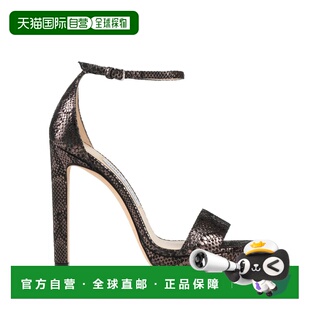 1h可退 香港直邮Jimmy Choo 周仰杰 女士 凉鞋 black黑色 舒适时