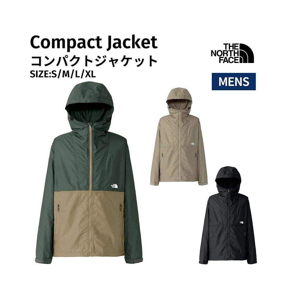 日本直邮The North Face 紧凑型夹克男士四季休闲外套防水防风轻N