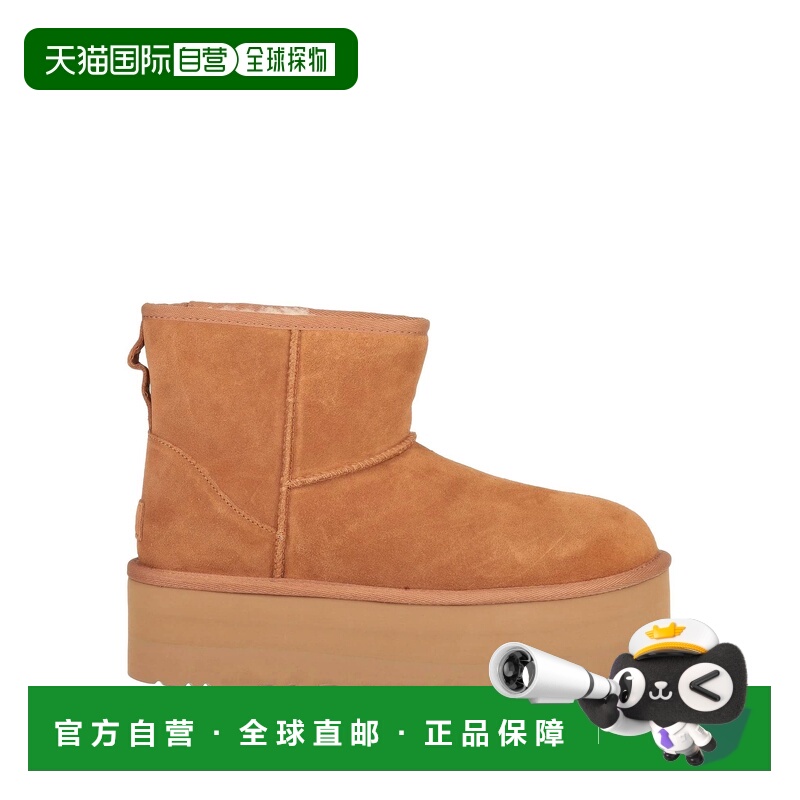 香港直邮潮奢 Ugg 女士 脚踝靴 brown棕色 舒适时尚正品休闲百搭