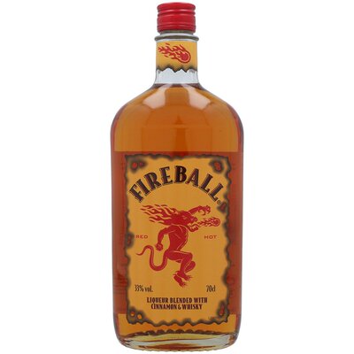 欧洲直邮Fireball火龙肉桂威士忌33%700ml加拿大原装进口洋酒