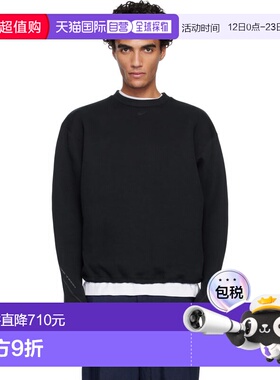 1h可退 香港直邮潮奢 Nike 耐克 男士 黑色 Tech Fleece Loose Fi