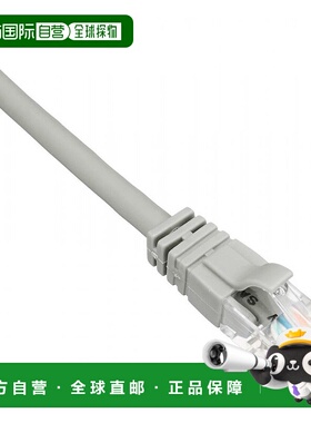 【日本直邮】SANWA SUPPLY连接线三和交叉线10米CAT6 UTP浅灰色不