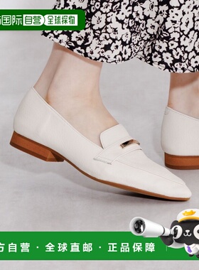 日本直邮HIMIKO 女士 金属条装饰尖头乐福鞋 日本制造牛皮 661101