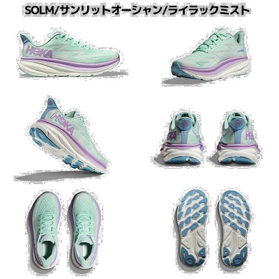 日本直邮HOKAONEONE CLIFTON 10 WIDE 女士跑步鞋公路马拉松厚底
