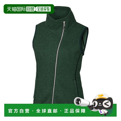 自营 cutter & buckCutter&Buck Mainsail毛衣针织女式全拉链背心