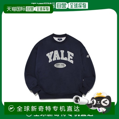 韩国直邮YALE [YALE x DESCENTE] HEAVY-WEIGHT POCKET CREWNECK