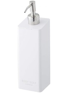 日本直邮山崎实业磁吸可挂壁液体分装瓶W7XD9XH24cm白色500ml4262