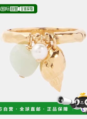 1h可退 香港直邮潮奢 Chloe 蔻依 女士 Shells 人造珍珠戒指