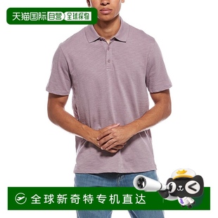 Vince Polo衫 自营 Slub 直发 粉红色 美国奥莱