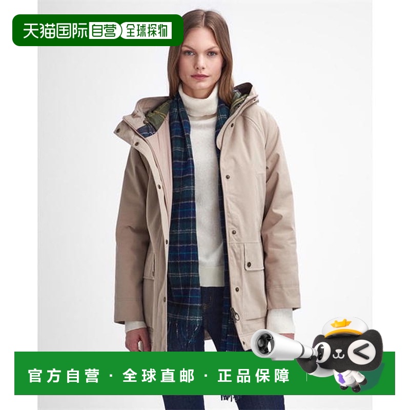 1h可退 香港直邮潮奢 Barbour 巴伯尔 女士 Beadnell 防水夹克