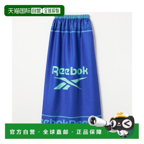 日本直邮Reebok 速干卷式毛巾可防冷防紫外线带品牌 logo 100cm [