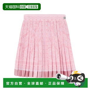 香港直邮Versace 10008291A10053范思哲半身裙 BAROCCO百褶迷你裙