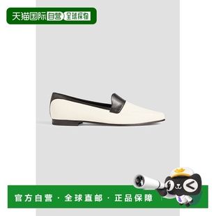 香港直邮潮奢 皮革边帆布乐福鞋 KHAITE Pippen F404 女士 1h可退