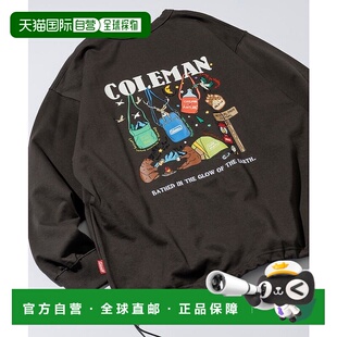 1h可退 日本直邮Coleman男装联名matsui印花重磅圆领卫衣 1021127