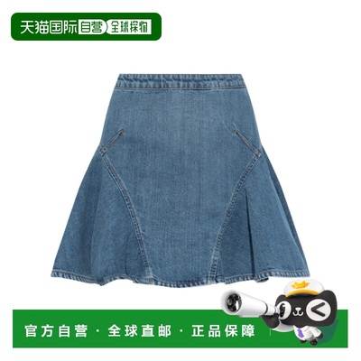 1h可退 香港直邮25FW 牛仔半身裙 Womena字裙