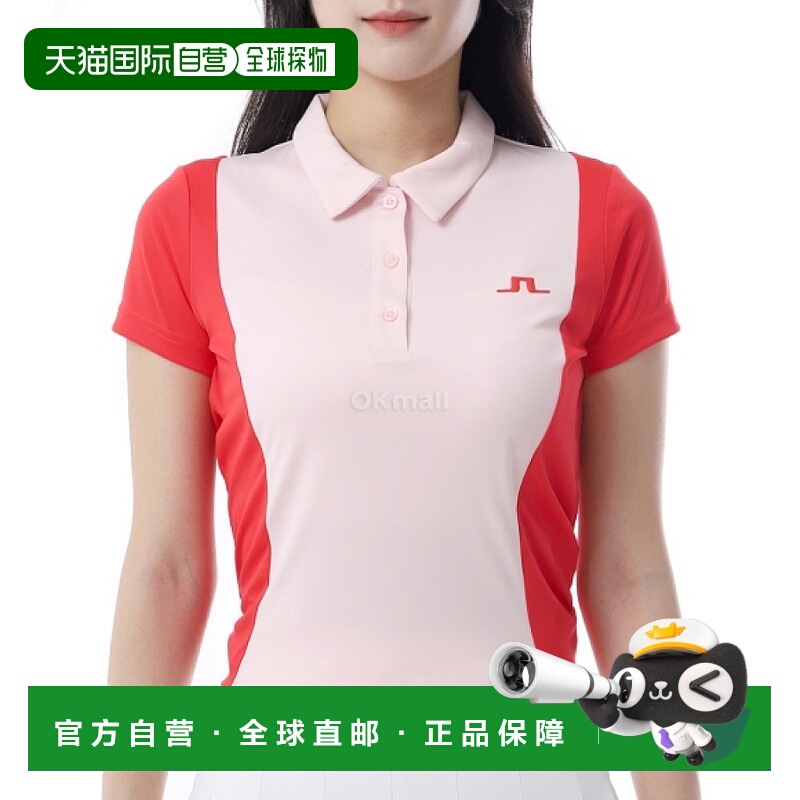 韩国直邮J.LINDEBERG 蒂莉波罗 GWJT11416-S018 短袖T恤 男女性通