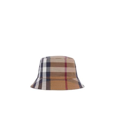 Burberry 格纹棉质帆布渔夫帽 80416161