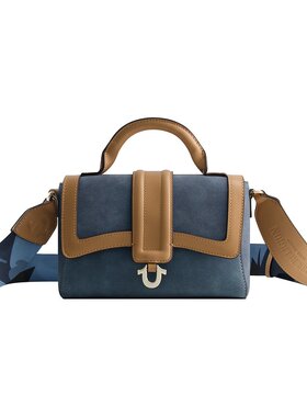 【美国奥莱】直发 True Religion 迷你迷彩肩带挎包 - 蓝色