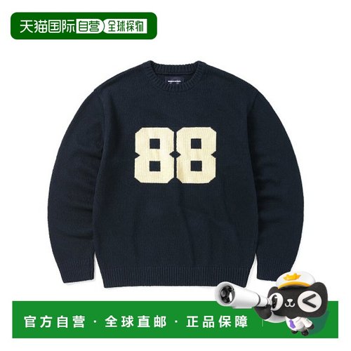 韩国直邮THISISNEVERTHAT 男针织88 Knit Sweater NavyTN233KKNPK