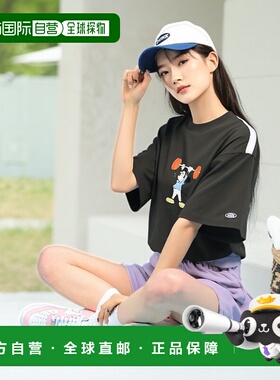 1h可退 日本直邮DISCUS ATHLETIC 女装 夏季全棉米奇印花T恤 2025