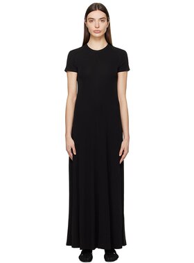 潮奢 TOTÊME 女士 黑色 Fluid 连衣裙 242WRD1696FB0162