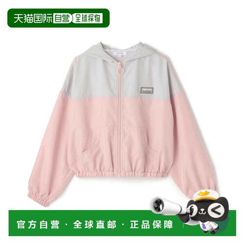 日本直邮PINK-latte连帽夹克带透明贴片