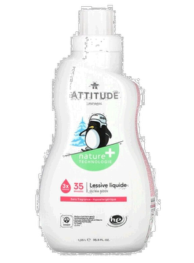 香港直发Attitude洗衣液无香型日常家中衣物鞋包清洁1.05L正品