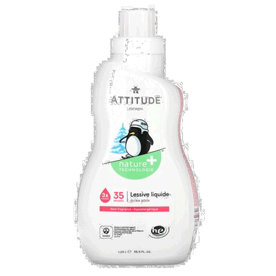 香港直发Attitude洗衣液无香型日常家中衣物鞋包清洁1.05L正品