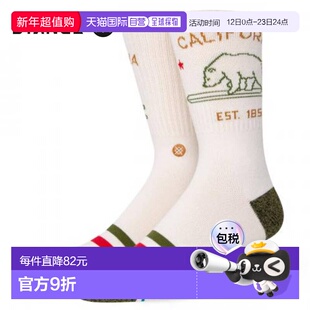 日本直邮STANCE SOCKS 运动袜CALIFORNIA REPUBLIC 2 STANCE SOCK