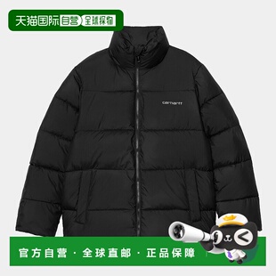 自营欧洲直邮Carhartt Wip 男士黑色涤纶羽绒服夹克保暖