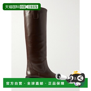 1h可退 香港直邮aeyde 女士 Henry 皮质及膝靴子 A11KBLAID45CH22