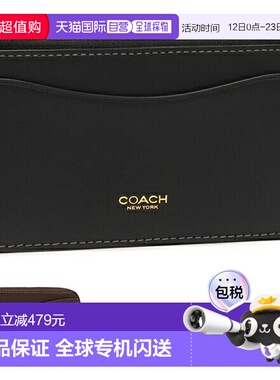 日本直邮Coach New York 女士拉链卡包 CZ112 精致小牛皮 New Yor