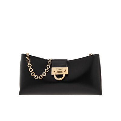 Salvatore Ferragamo 搭扣单肩包 212923