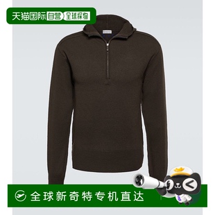男士 1h可退 巴宝莉 Burberry 羊毛半拉链毛衣 香港直邮潮奢