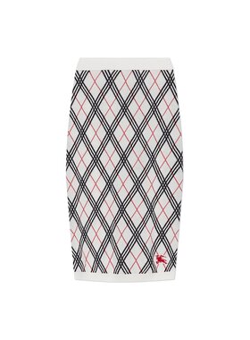 BURBERRY 女士半身裙 8110570A3282CHALKARGYLECHECK
